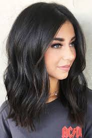 Start the new year off right with a brand new hairstyle. Alluring Jet Black Hair Color Brunettehair Blackhair Alluring Jet Black Hair Color Brunettehair Blac Hair Color For Black Hair Hair Styles Trendy Hair Color