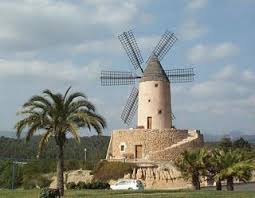Molino De Viento Mallorquin De Seis Aspas Islas Baleares Molinos De Viento Isla De Mallorca Mallorca