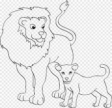 Download and print these lions coloring pages for free. Ausmalbild Lion Zoo Animal Coloring Book Modern Resume White Mammal Png Pngegg