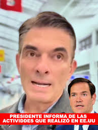 #Nacional, Rodrigo Paz, presidente electo desde el aeropuerto informa todas  las actividades que realizaron en Estado Unidos y anuncia su retorno al  país.