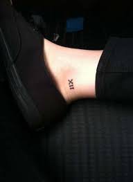 Tattoo Arm Placement Ideas Roman Numerals 17 Ideas For 2019 In 2020 12 Tattoos Ankle Tattoos Roman Numeral Tattoos