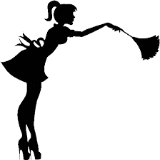Free download of png, cliparts, icons and backgrounds. Download Cleaning Lady Clipart Cleaning Lady Clip Art Black And White Full Size Png Image Pngkit
