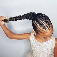 Tuko.co.ke news ☛ since you are here, your little daughter deserves to try some new gorgeous ⭐kids hairstyles⭐ our list of haircuts sufficiently features twin and toddler girls for schools. Little Black Girls Hairstyles Faux Stitch Braids Ponytail Hairstyles For Curly Little Girls Polyvore Discover And Shop Trends In Fashion Outfits Beauty And Home