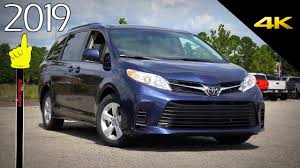 Information from manufacturers' websites as of 10/08/2020. 2019 Toyota Sienna Le Ultimate In Depth Look In 4k Youtube