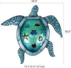 See more ideas about outdoor shower, outdoor bathrooms, outdoor. Buy Liffy Metal Turtle Outdoor Wall Decor Beach Hanging Art Blue Glass Sea Sculpture For Patio Pool Or Bathroom Online In Turkey B07hhxsvgw