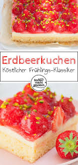 Erdbeerkuchen Mit Pudding Backen Macht Glucklich Rezept Erdbeerkuchen Erdbeerkuchen Rezept Erdbeer Blechkuchen