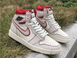 Jordan Retro 1 High Og University Red Black White New Air Jordan 1 Phantom Retro High Og Sail University Red 2019 Fresh Shoes Aesthetic Shoes Hype Shoes