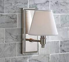 Painting inside for creating a brighter light. Hayden Single Shade Sconce Sconces Bathroom Sconces Sconces Wall Lamps