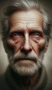 From the canvas in my bathroom, now this portrait in my living room, of the  Green Man 💚🖤