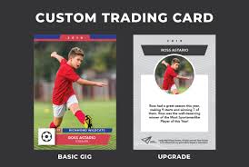 You can transform these templates in baby shower template if the mother is fond of baseball. Design Your Soccer Trading Card By Paperrockets Fiverr
