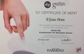 My Latest Certificate In The New Hand Nail Harmony Dip From Nailharmonyuk Gelish Nail Harmony Certificate Of Merit Harmony