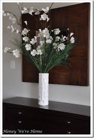 How To Decorate Series Day 12 Decorating With Flowers By Honey We Re Home Tall Flower Arrangements Tall Flower Arrangements For Home Spring Flower Arrangements