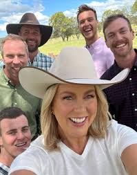 Farmer Wants A Wife's Sam Armytage's candid family snap: 'Lucky girl'