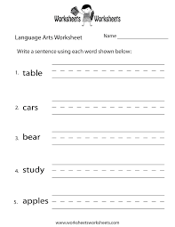 These worksheets could be for synonyms, parts of. Free Printable Fun Language Arts Worksheet