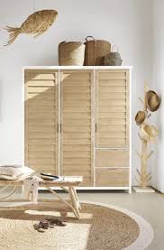 Furniture store in algiers, algeria. Dressing 3 Portes 2 Tiroirs En Epicea Massif Esterel Maisons Du Monde