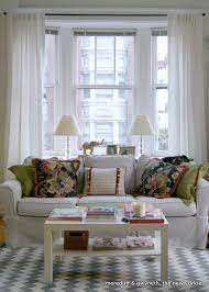 5/8 diameter adjustable bay window curtain rods are perfect for mounting valances and curtains over bay windows. Living Room Sofa In Front Of Window Novocom Top