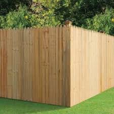 6 Ft H X 8 Ft W Spruce Pine Fir Stockade Fence Panel 8847 The Home Depot Stockade Fence Privacy Fence Panels Fence Panels
