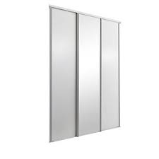 Porte placard coulissante 160 cm. Porte De Placard Coulissante Structuree Blanche Form 62 2 X 245 6 Cm Castorama