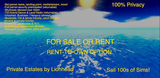 Lionhead* Buy or Rent 1008 m2 346 Prims ...