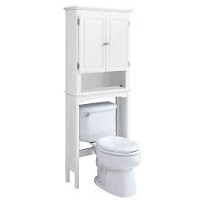 Over the toilet space saver cabinet bath furniture miami white by evideco $220 *sturdy construction : Over The Toilet Bath Cabinet Bathroom Space Saver Storage Organizer White Finish Bath Caddies Storage Bath