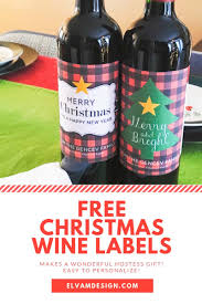 Download Spread Cheer Free Christmas Wine Labels Elva M Design Studio