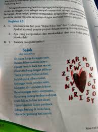 1 Puisi Sajak Terdiri Atas Berapa Bait Dan Berapa Larik 2 Apa Arti Sajak Dalam Puisi Brainly Co Id