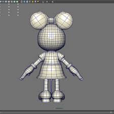 3d Model Of Mickey Minnie Mouse In 2020 Mickey Minnie Mouse Minnie Minnie Mouse