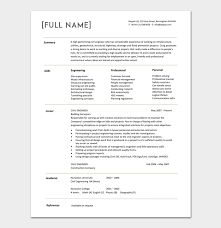 Download the sample and matching cover letter, then customize them using our. Civil Engineer Resume Template 5 Samples For Word Pdf Format