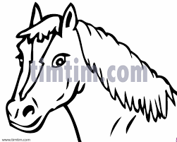 Free Drawing Of Horse Bw2 From The Category Farm Animals Ranch Timtim Com Horse Drawings Sketches Easy Drawings