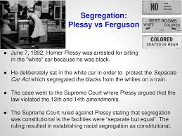 Ferguson (1896) that was the majority decision of the supreme court of the united states, or substitute of an article selection of your own. The Civil Rights Movement Ppt Download