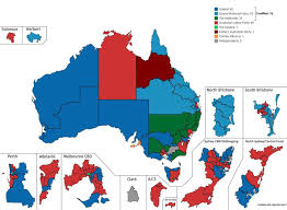 2019 Australian Federal Election Result Redsnowcastle The Australia Map South Brisbane Wollongong