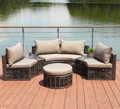 Rattan outdoor sofa + cushions. China 2017 Circular Outdoor Sofa Garden Sofa Wicker Furniture Rattan Sofa Outdoor Furniture S210 China Outdoor Round Sofa Garden Round Sofa Furniture