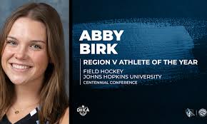 Birk Named DIIICA Regional Student-Athlete of the Year