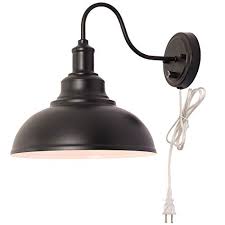 Aim for roughly eye level, but factor in the height of your ceiling, the size of the wall light, and features such as windows and décor. Kingmi Wall Lamp Dimmable Wall Sconce Black Industrial Vintage Farmhouse Wall Sconce Lighting Gooseneck Wall Light Farmhouse Goals