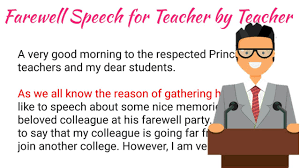 I thought i was the teacher and you, the students were my pupils. Farewell Speech For Teacher By Teacher Farewell For Colleague Farewell Speech In English Youtube