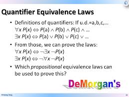 Logical Equivalence Predicate Logic Ppt Video Online Download