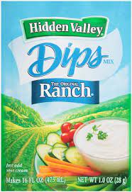 Just add this dry mix to 16 ounces of sour cream, . Hidden Valley Dips Mix Ranch Hy Vee Aisles Online Grocery Shopping