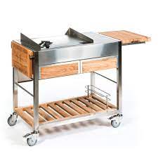 Custom golf carts columbia & outdoors now provides outdoor equipment service to the chapin/irmo, newberry & dutch fork area. Garden Service Trolley Tomboy Duo Unico Indu Home Teak Stainless Steel