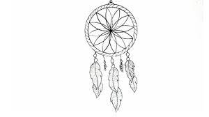 How To Draw A Dream Catcher - Youtube