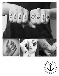 Tatouages Ancre Marine 4 Motifs Mon Petit Tatouage Temporaire