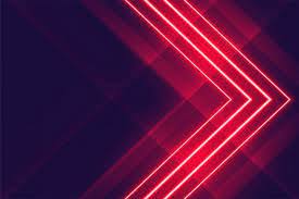 赤いネオン白熱灯矢印スタイルの背景を無料でダウンロード Cool Colorful Backgrounds Neon Neon Backgrounds