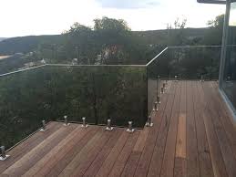 A frameless glass railing will provide a polished sleek feeling that will make the interior feel much bigger and stylish. Frameless Glass Balustrade Using Stainless Steel Spigots With Stainless Steel Top Rail Railing Design Glass Railing Balcony Railing Design