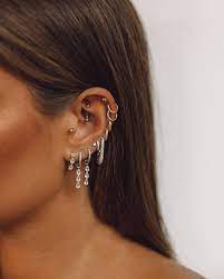 Jamie Kidd On Instagram Current Ear Game You Guys Always Ask Me To Post My Ear Piercings Here S One O Earings Piercings Ear Jewelry Cool Ear Piercings