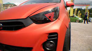 Harga yang diberi untuk wrapping kereta dengan banyak perbezaan ketara ini juga banyak memberi kelebihan lain yang tidak mampu diperolehi dengan mengecat. Perodua Myvi Modified With Wrapped Chrome Matte Pacg 2016 Youtube