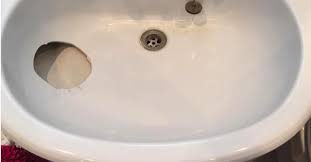 Clean the sink with trisodium phosphate, applied with a soft cloth. Basin And Sink Surface Repairs Plastic Surgeon