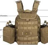 Militär Taktisch Weste, Herren Schnalle Taktisch Weste,  Multifunktions-Vollschutz Schnellverschluss Outdoor-Ausrüstung für  Paintball Airsoft Camping ...