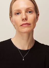 Silver Rachel Jackson Letter Necklace