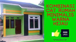 Gallery of warna cat rumah minimalis modern referensi gambar via simontxodice.info. Desain Rumah Minimalis Warna Hijau Cek Bahan Bangunan