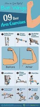 How To Get Rid Of Bat Wings Best Arm Exercises Arm Workout Wings Workout Bat Wing Exercises