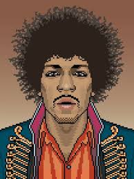 Jimi Hendrix Art Print by Ted Poulos